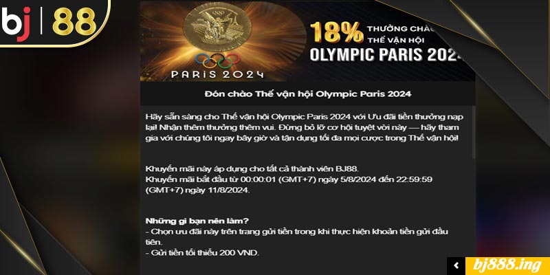 Khuyến mãi thể thao đầu tiên dành cho giải đấu Bóng đá tầm cỡ Olympic